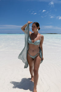 ZOË BRAIDED BIKINI BOTTOM- SEAFOAM
