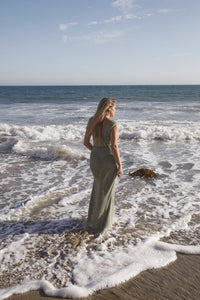 ARIELLE CROCHET DRESS- SAGE Kadimah ARIELLE CROCHET DRESS- SAGE Kadimah