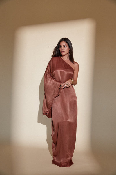 LUNA ONE-SHOULDER KAFTAN